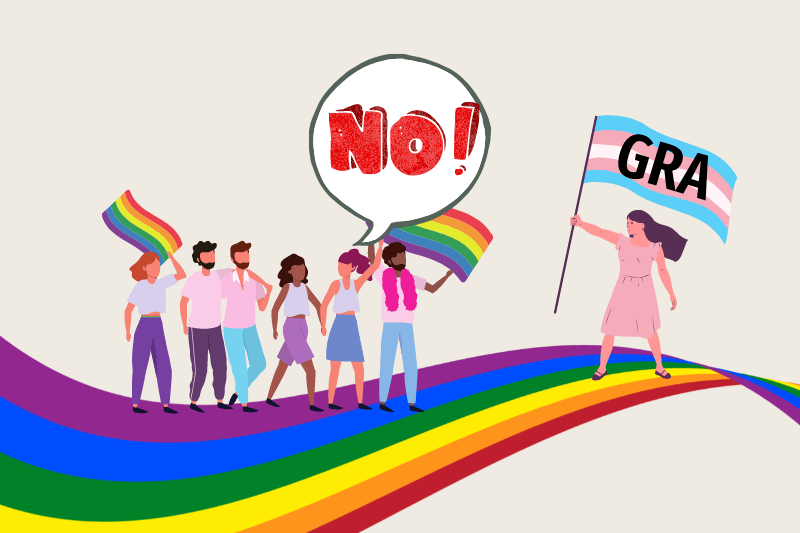 Off-Track Trans Policies (Part I): LGBTQ says no to GRA for trans women
