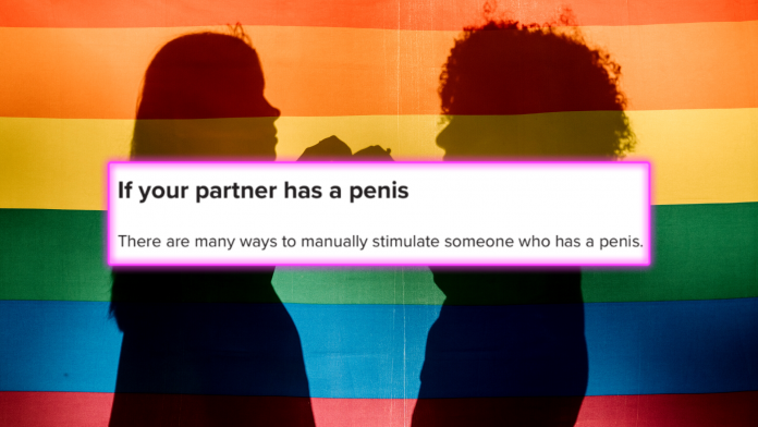 美國健康資訊網站的「拉拉性愛」指南： 拉子可能有陰莖